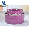 Wholesale Colorful Round Ceramic Dog Food Bowl